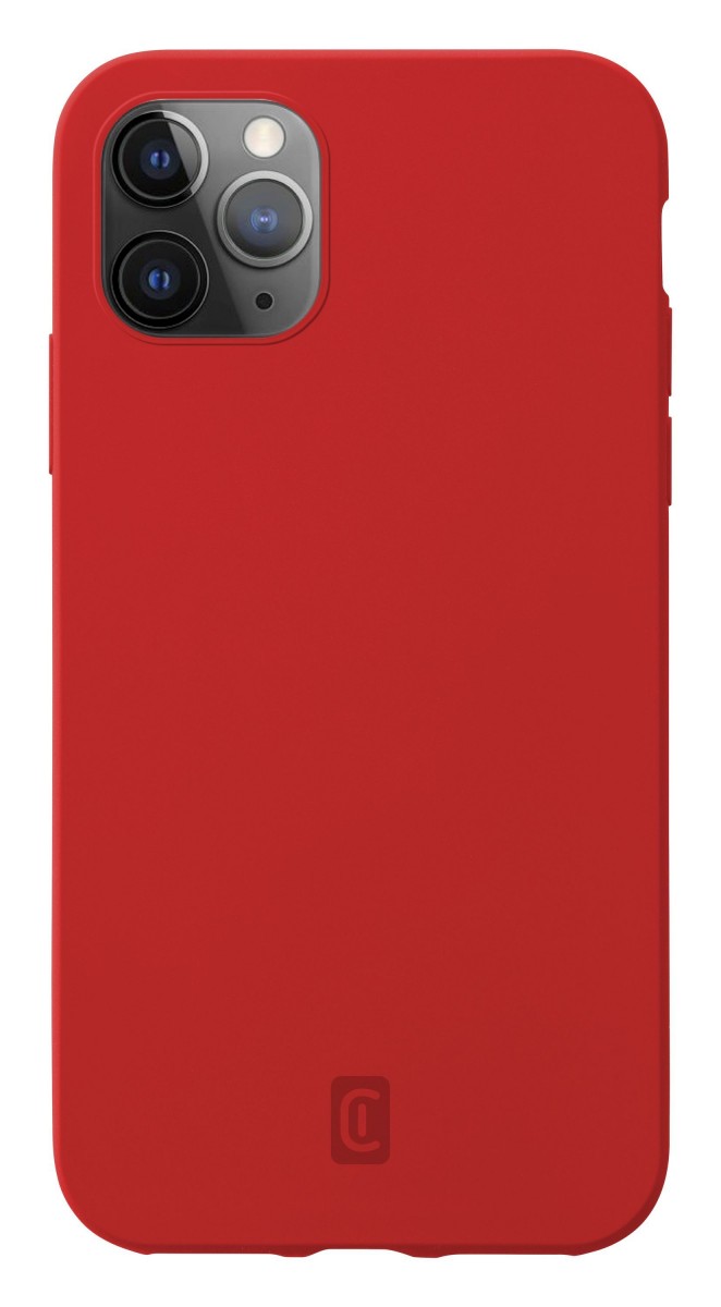 Levně Ochranný silikonový kryt Cellularline Sensation pro Apple iPhone 12 Pro Max, červený