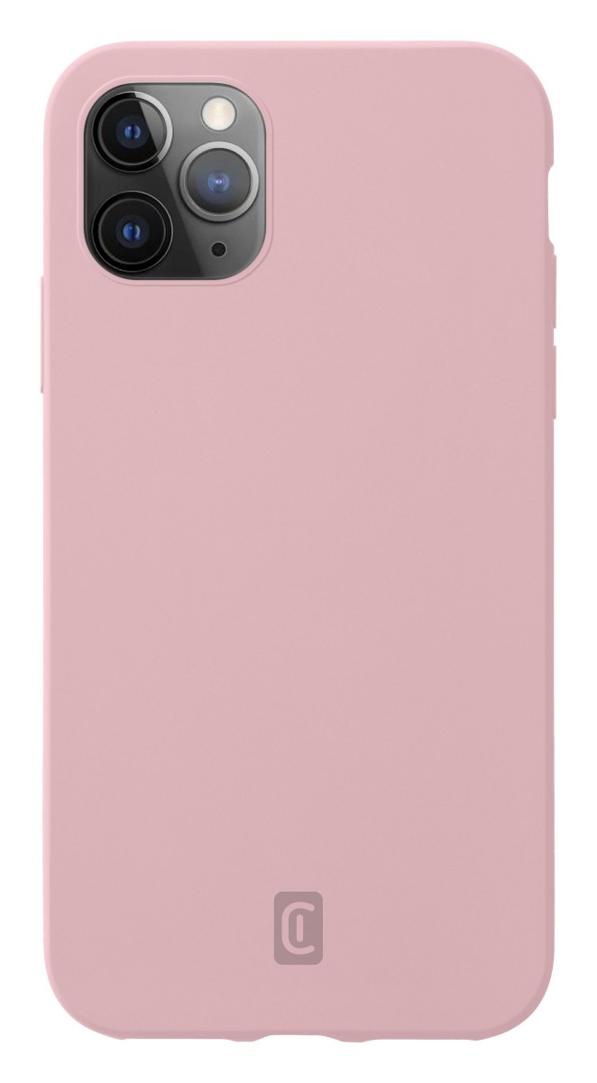 Levně Ochranný silikonový kryt Cellularline Sensation Apple iPhone 12 Pro Max, starorůžový