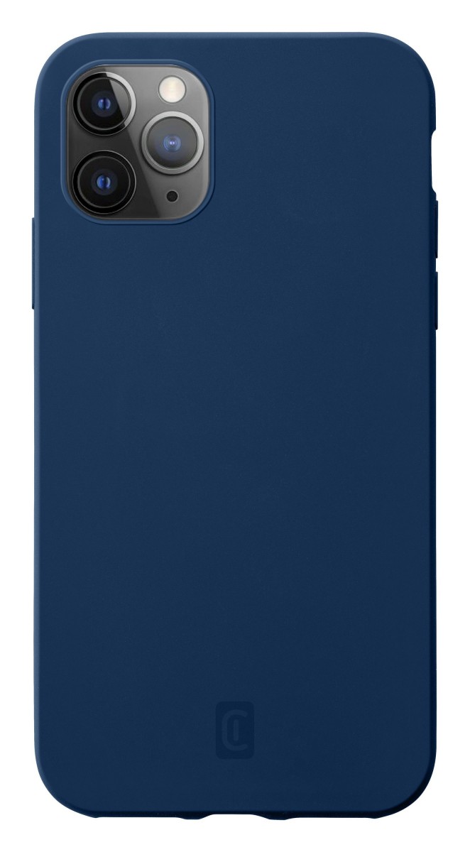 Levně Ochranný silikonový kryt Cellularline Sensation pro Apple iPhone 12 Pro Max, navy blue