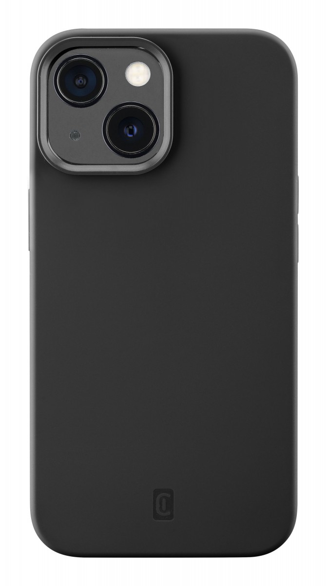 Levně Ochranný silikonový kryt Cellularline Sensation pro Apple iPhone 13 Mini, černý