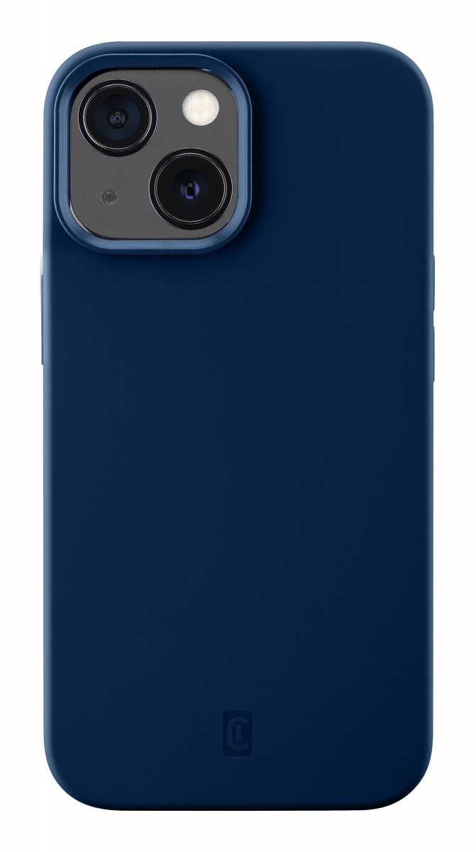 Levně Ochranný silikonový kryt Cellularline Sensation pro Apple iPhone 13 Mini, modrý