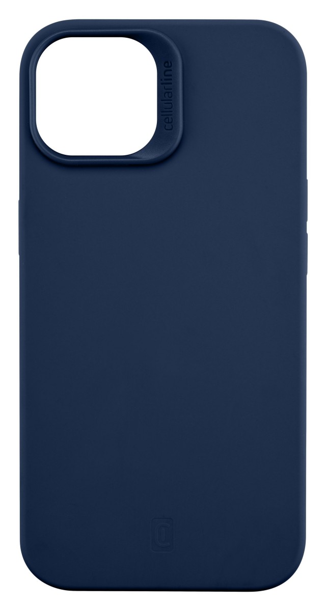 Levně Ochranný silikonový kryt Cellularline Sensation pro Apple iPhone 14, modrý