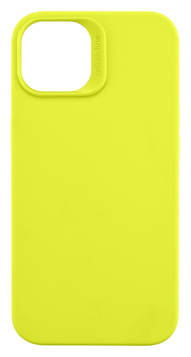 Levně Ochranný silikonový kryt Cellularline Sensation pro Apple iPhone 14, zelený