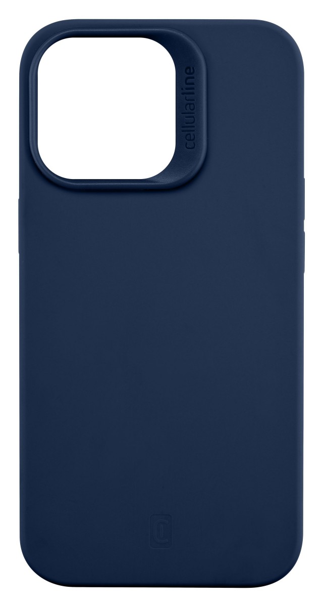 Levně Ochranný silikonový kryt Cellularline Sensation pro Apple iPhone 14 PRO MAX, modrý