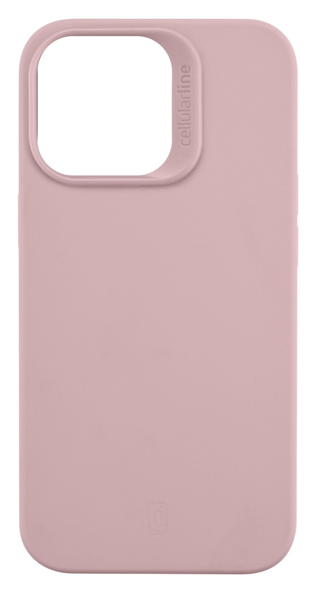 Levně Ochranný silikonový kryt Cellularline Sensation pro Apple iPhone 14 Pro Max, růžový