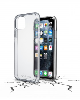 Zadní čirý kryt s ochranným rámečkem Cellularline CLEAR DUO pro Apple iPhone 11 Pro Max