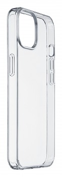 Zadní kryt s ochranným rámečkem Cellularline Clear Duo pro iPhone 14, transparentní