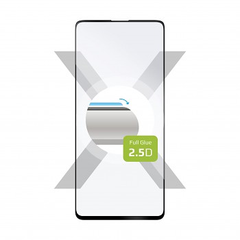 Ochranné tvrzené sklo FIXED Full-Cover pro Samsung Galaxy M31s, lepení přes celý displej, černé