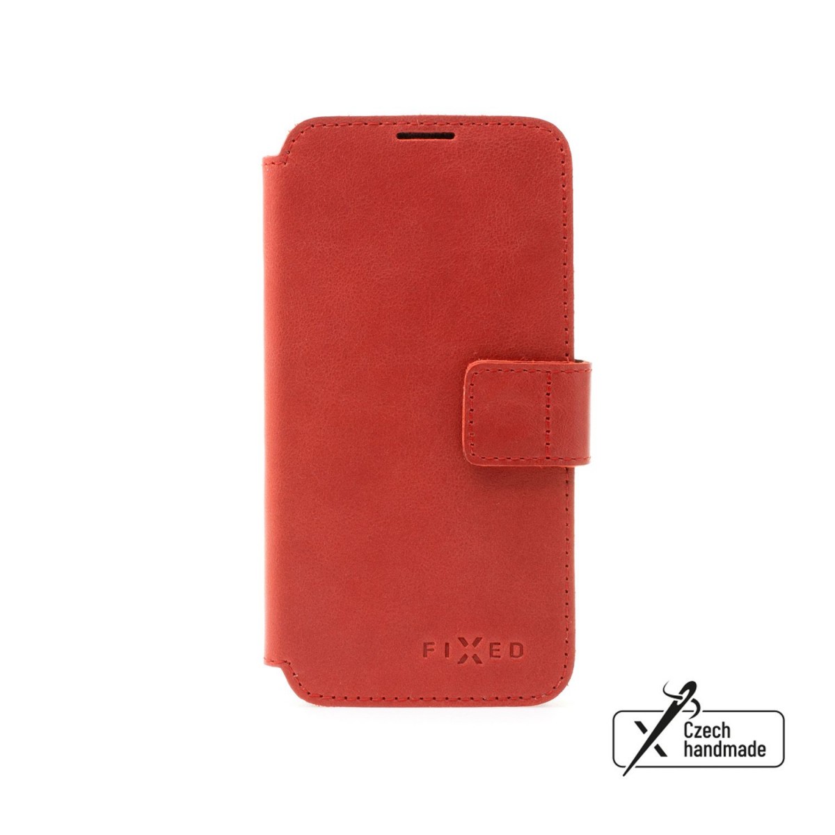 Kožené pouzdro typu kniha FIXED ProFit pro Samsung Galaxy A34 5G, červené
