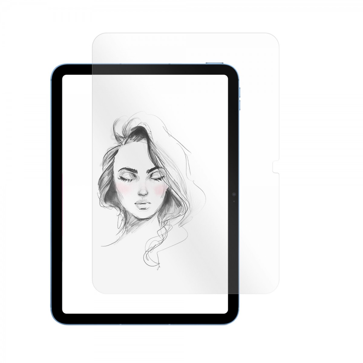 Levně Ochranné tvrzené sklo FIXED PaperGlass Screen Protector pro Apple iPad 10,9" (2022), čiré