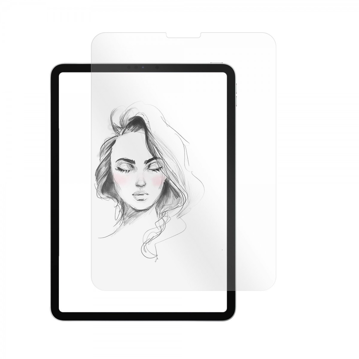 Levně Ochranné tvrzené sklo FIXED PaperGlass Screen Protector pro Apple iPad Pro 11" (2018/2020/2021/2022), čiré