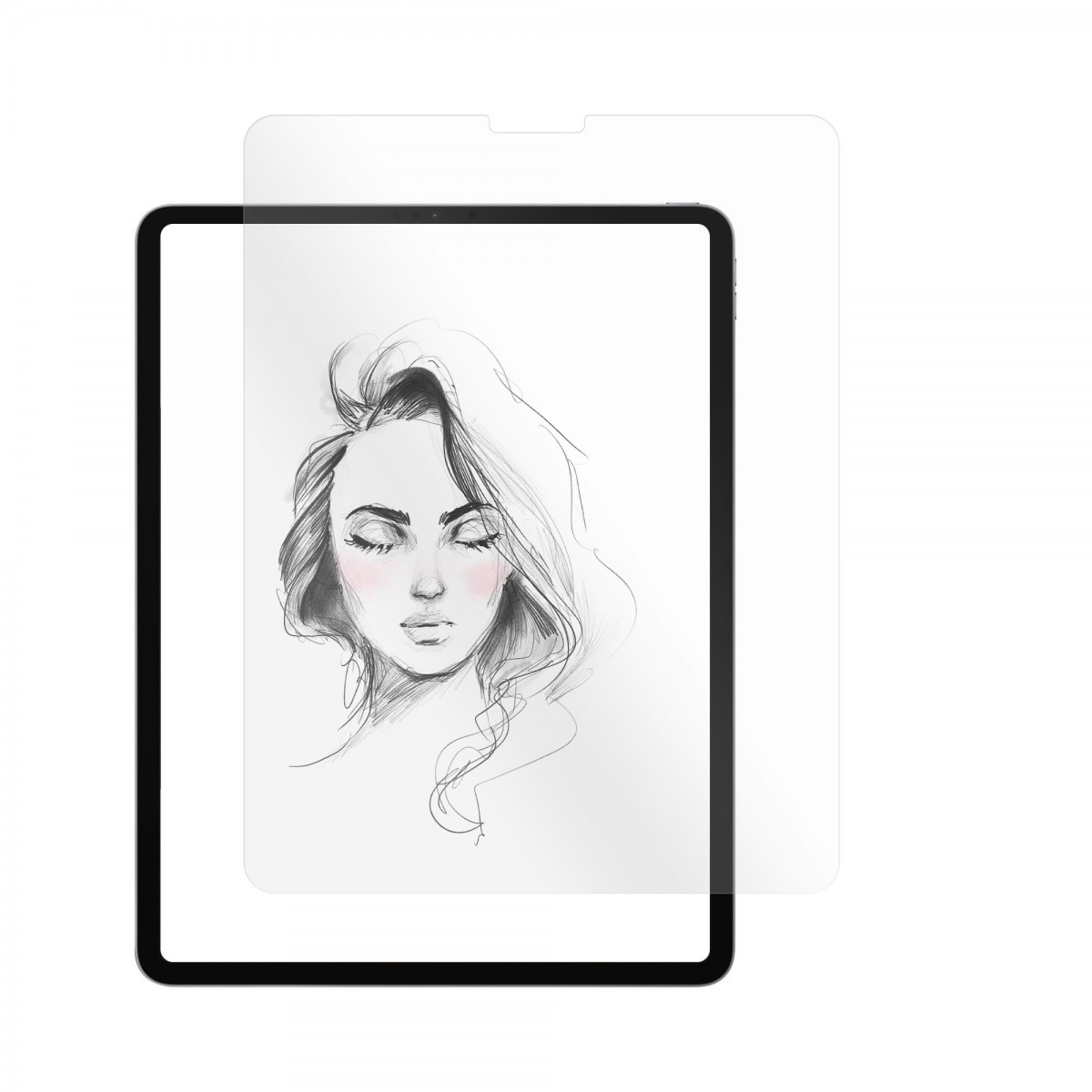 Levně Ochranné tvrzené sklo FIXED PaperGlass Screen Protector pro Apple iPad Pro 12,9" (2018/2020/2021/2022), čiré