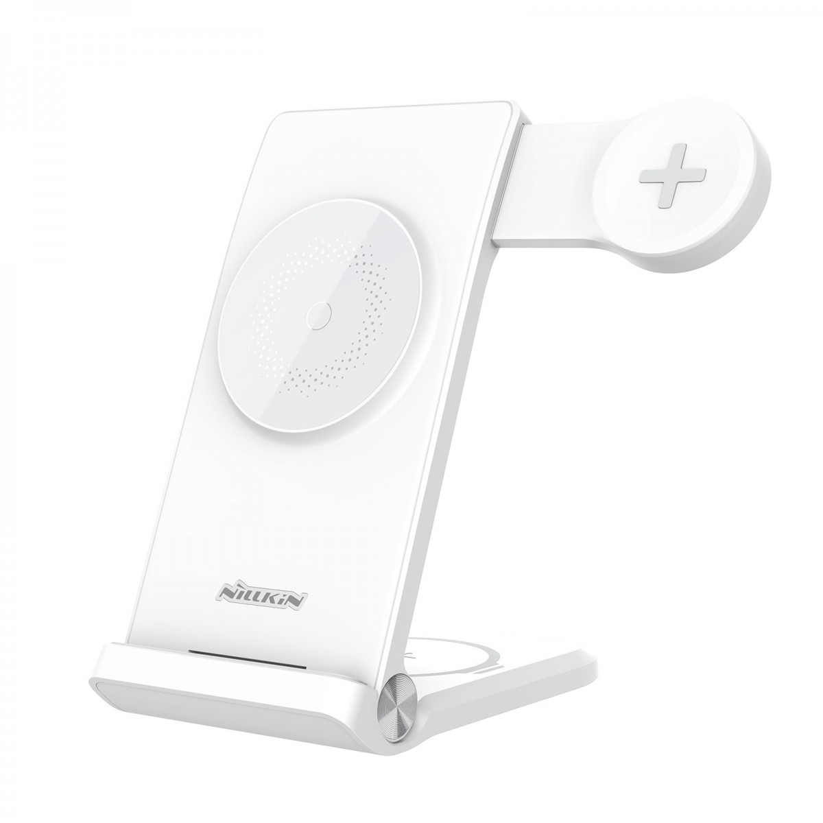 Levně Bezdrátová nabíječka Nillkin PowerTrio 3v1 MagSafe pro Samsung Watch White