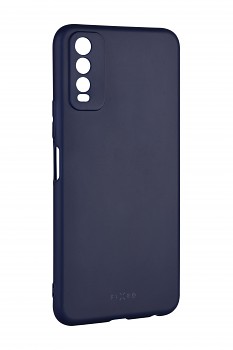 Zadní pogumovaný kryt FIXED Story pro Vivo Y11s/Y20s, modrý