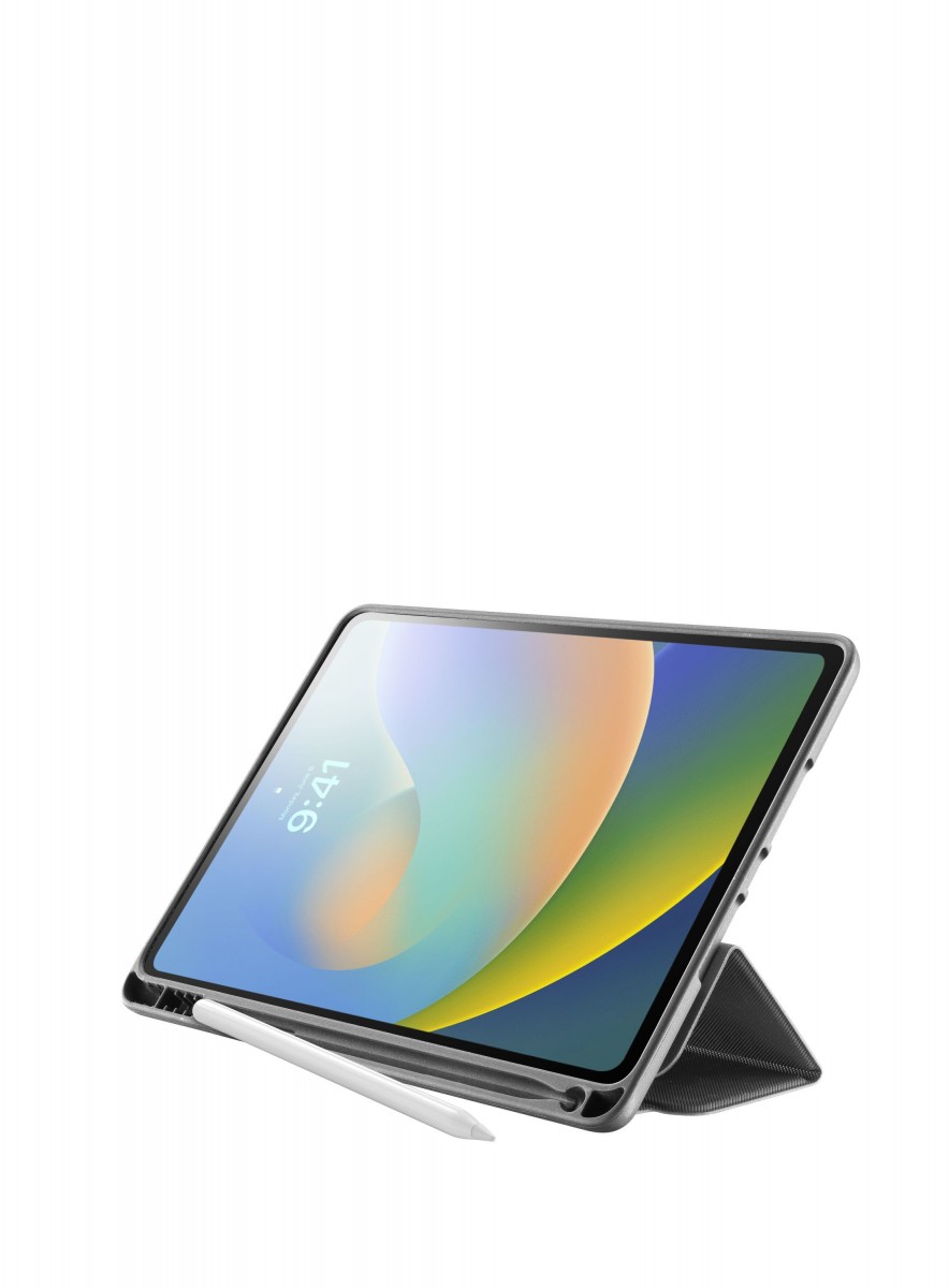 Levně Pouzdro se stojánkem Cellularline Folio Pen pro Apple iPad Pro 11" (2020/2021/2022), slot pro Apple Pencil, černé