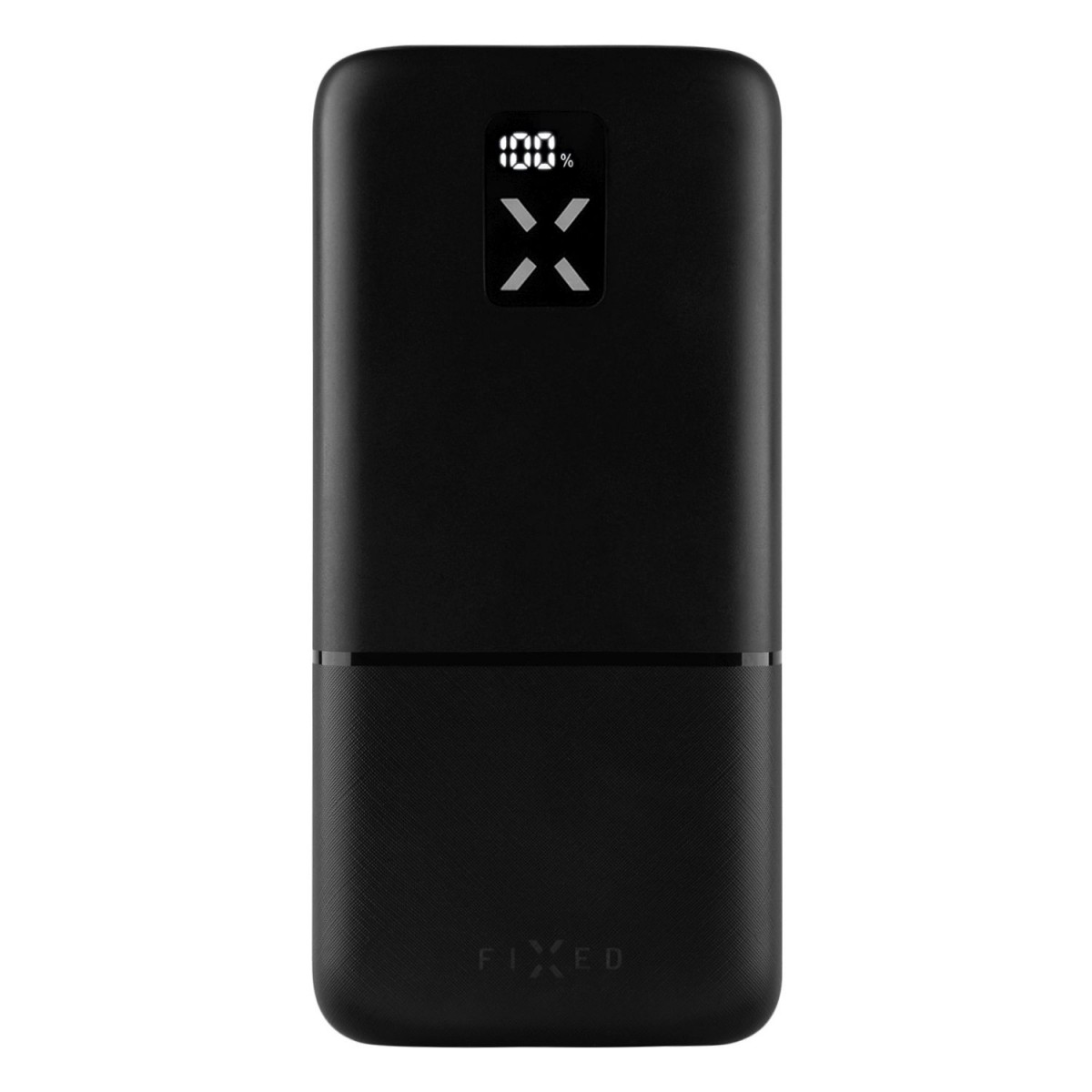 Levně Powerbanka FIXED Zen 30 s LCD displejem a výstupem PD 20W, 30 000 mAh, černá