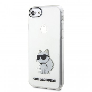 Karl Lagerfeld IML Choupette NFT Zadní Kryt pro iPhone 7/8/SE2020/SE2022 Transparent