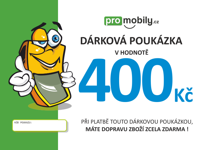Dárková poukázka ProMobily.cz na 400 Kč