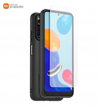 Zadní kryt Made for Xiaomi + Tvrzené Sklo pro Xiaomi Redmi Note 11-11s Black