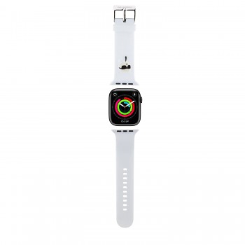 Řemínek Karl Lagerfeld Karl Head NFT na Apple Watch 38 - 40 bílý