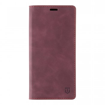 Knížkové pouzdro Tactical Xproof na Xiaomi Redmi Note 12 Pro+ 5G vínové