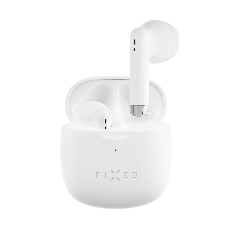 Levně Bezdrátová TWS sluchátka FIXED Pods, bílá