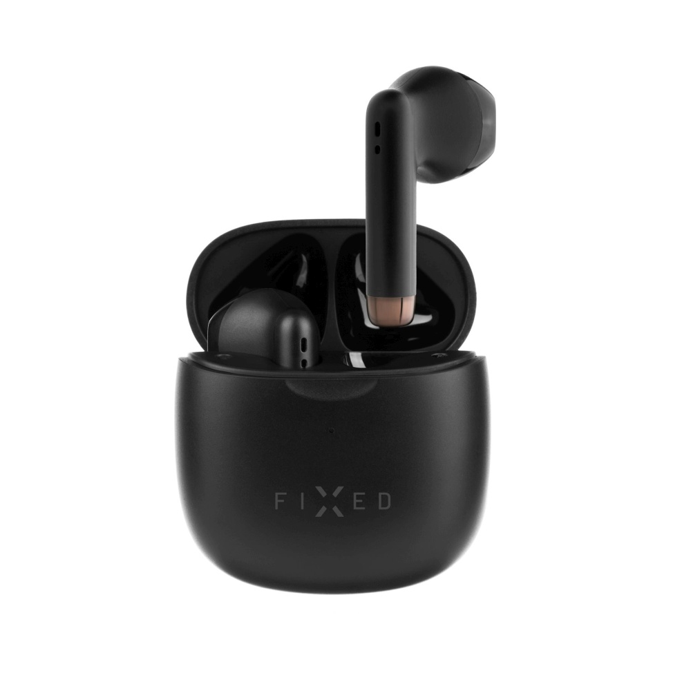 Levně Bezdrátová TWS sluchátka FIXED Pods, černá