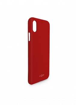 Zadní pogumovaný kryt FIXED Story pro Huawei P30, červený