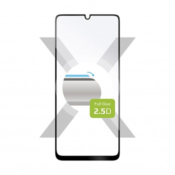Ochranné tvrzené sklo FIXED Full-Cover pro Samsung Galaxy A31, lepení přes celý displej, černé