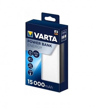 Powerbanka VARTA Energy 15000mAh bílá