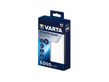 Powerbanka VARTA Energy 5000mAh bílá