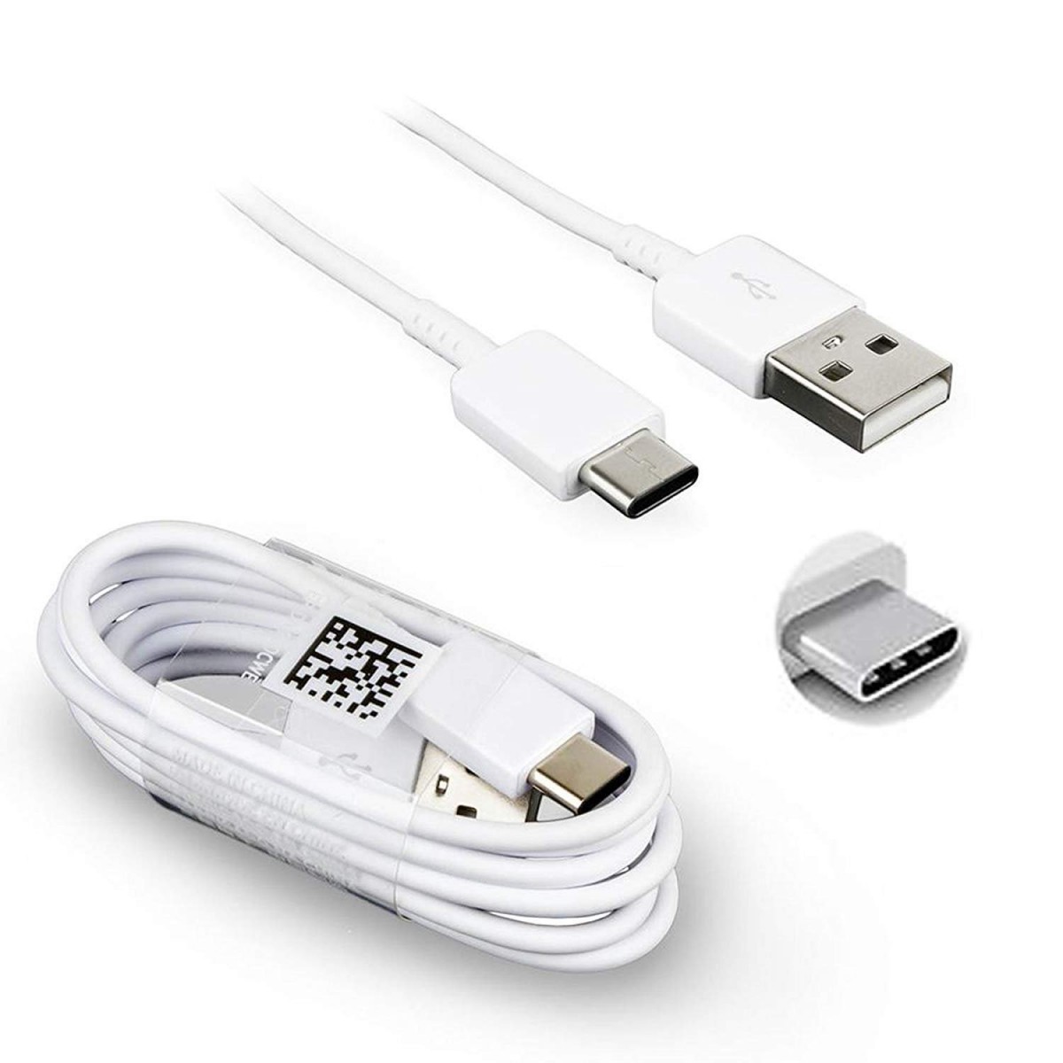 Levně Datový Kabel EP-DR140AWE Samsung USB-C 0.8m White (Bulk)