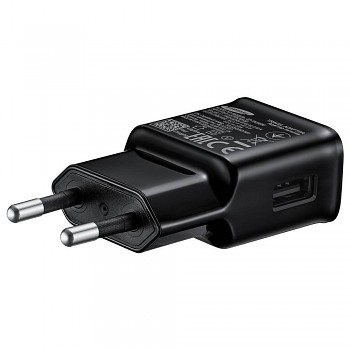 Cestovní adaptér Samsung EP-TA200EBE USB-A 15W černý (OOB Bulk)