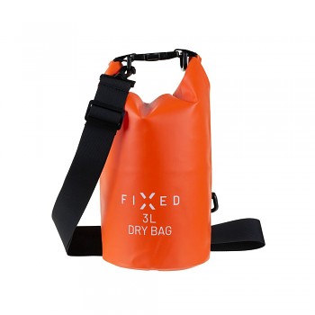 Voděodolný vak FIXED Dry Bag 3L, oranžová