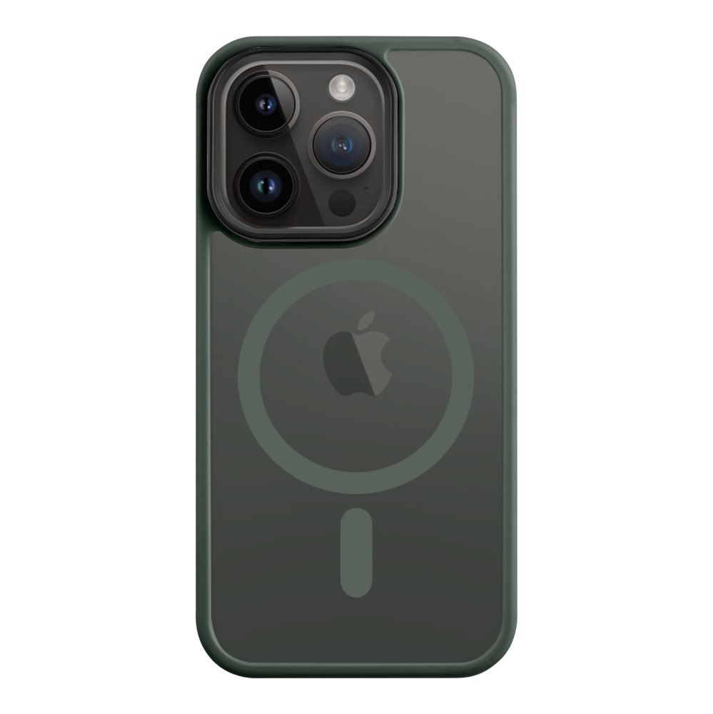 Levně Zadní kryt Tactical MagForce Hyperstealth na iPhone 14 Pro tmavě zelený