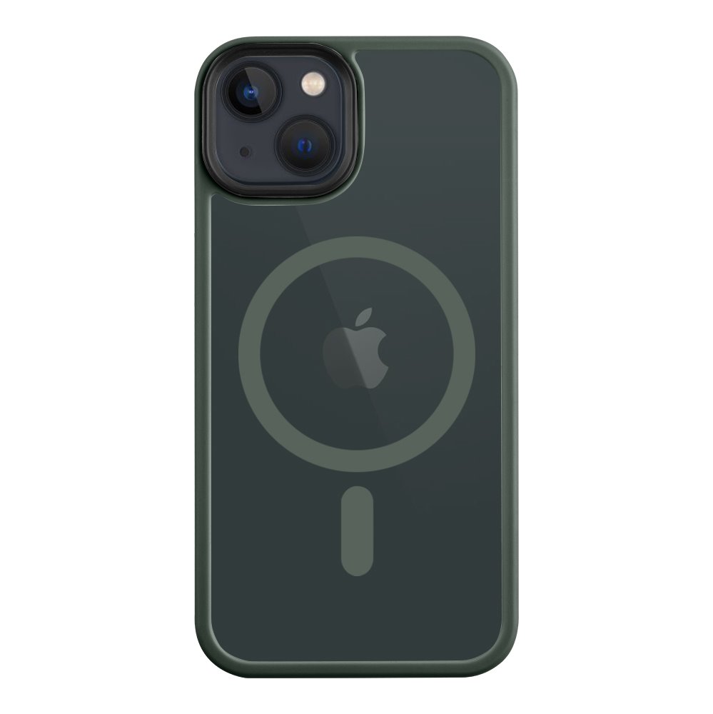 Levně Zadní kryt Tactical MagForce Hyperstealth na iPhone 13 tmavě zelený