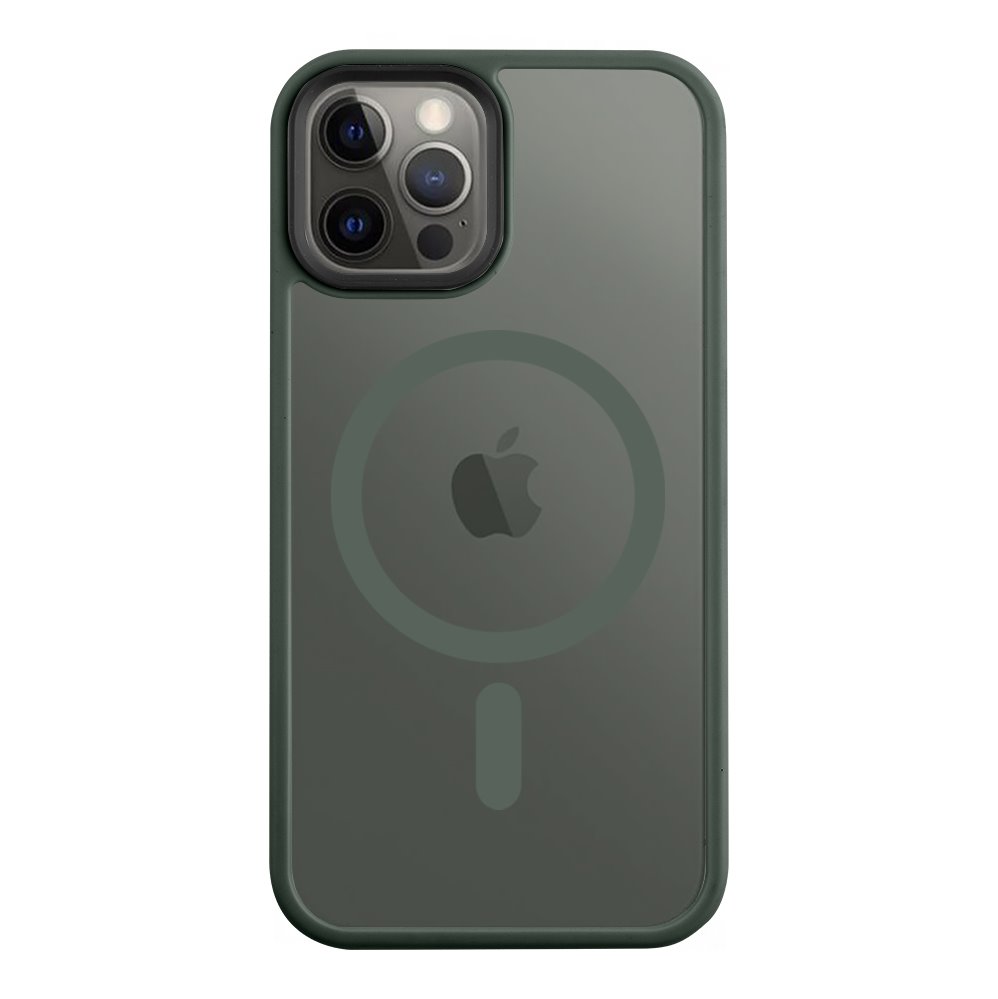 Levně Zadní kryt Tactical MagForce Hyperstealth na iPhone 12 - 12 Pro tmavě zelený