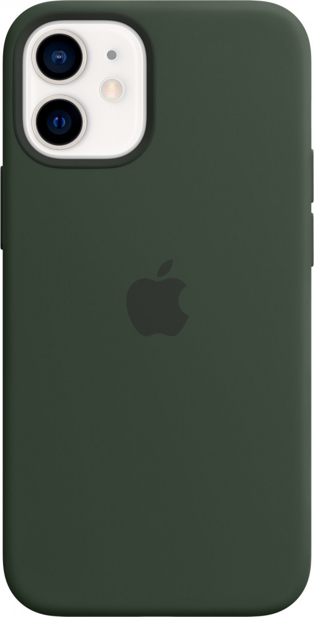 Levně MHKR3ZM/A Apple Silikonový kryt vč. Magsafe pro iPhone 12 mini Cypress Green