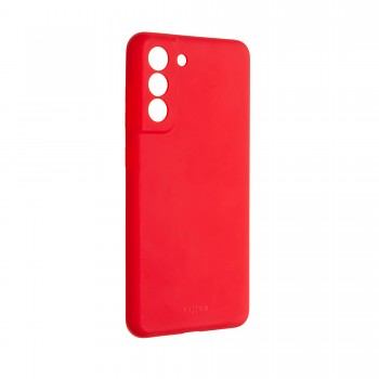 Zadní pogumovaný kryt FIXED Story pro Samsung Galaxy S21 FE 5G, červený