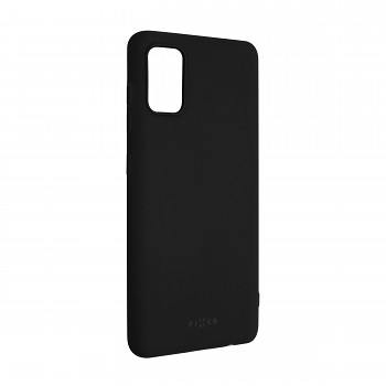 Zadní pogumovaný kryt FIXED Story pro Samsung Galaxy A41, černý