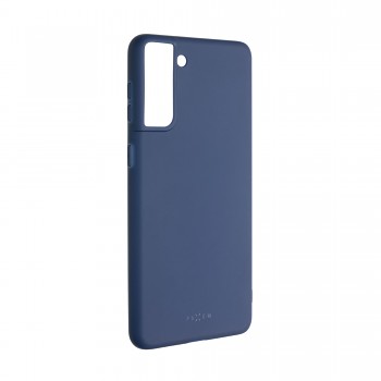 Zadní pogumovaný kryt FIXED Story pro Samsung Galaxy S21+, modrý