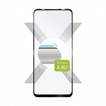 Ochranné tvrzené sklo FIXED Full-Cover pro Motorola Moto G 5G, lepení přes celý displej, černé