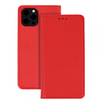 Knížkové pouzdro TopQ Smart Magnet SAMSUNG GALAXY S21 ULTRA RED