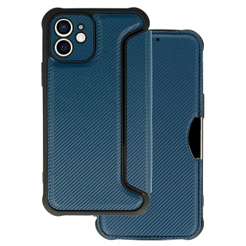 Pouzdro Razor Carbon Book pro Iphone 12 navy