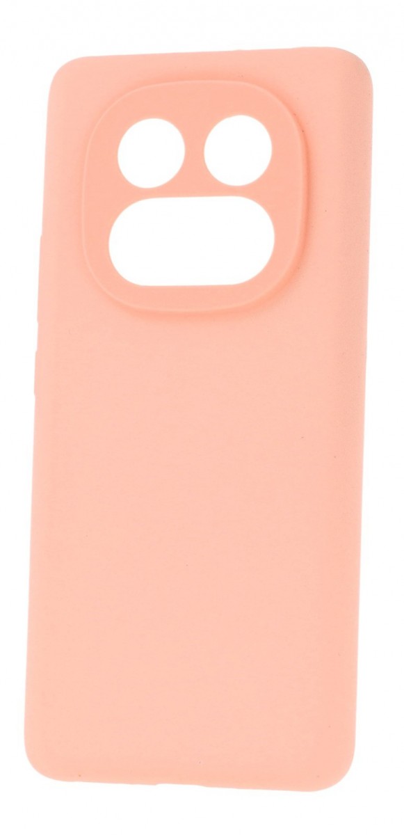 Levně Zadní kryt Silicone Lite pro Xiaomi Redmi Note 14 Pro 4G peach