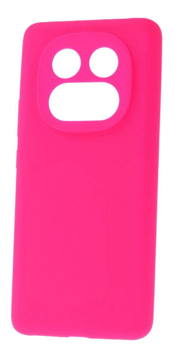 Levně Zadní kryt Silicone Lite pro Xiaomi Redmi Note 14 Pro 4G fuchsiový