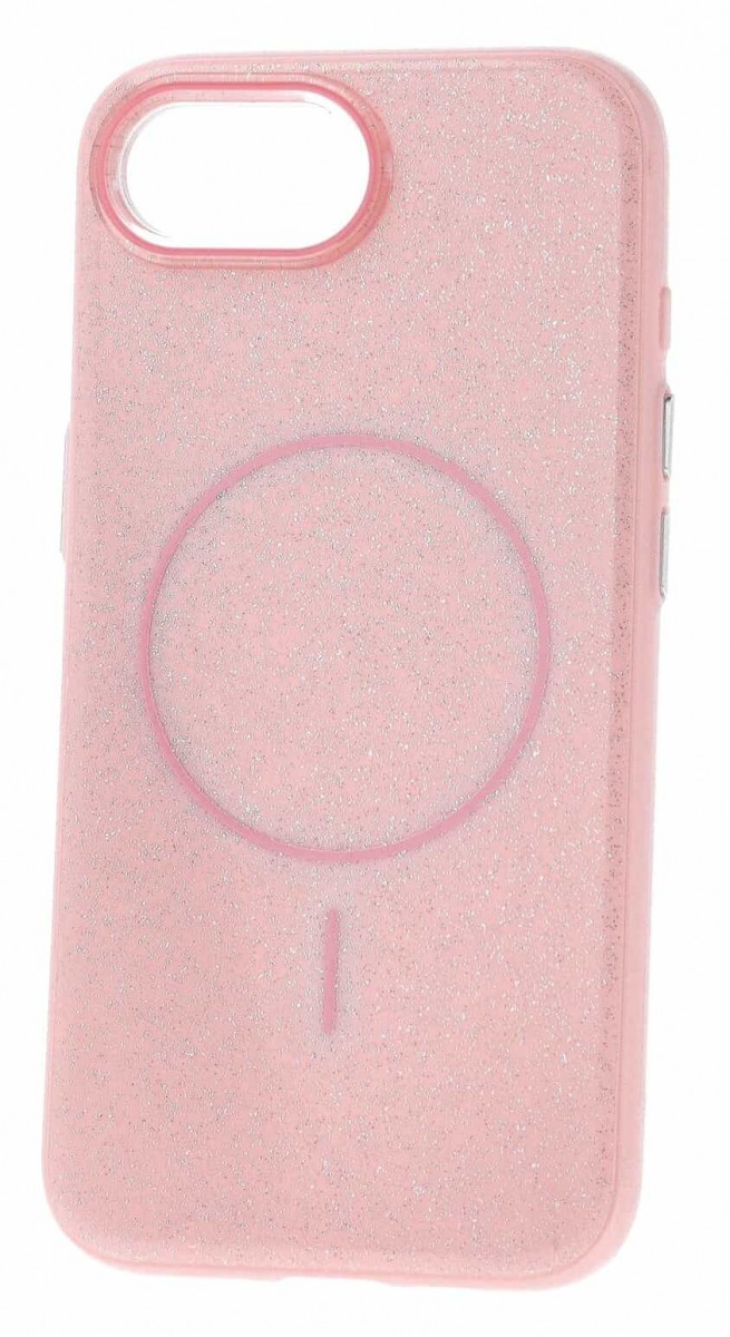 Levně Zadní kryt Magsafe Slim Shiny pro iPhone 16e light pink