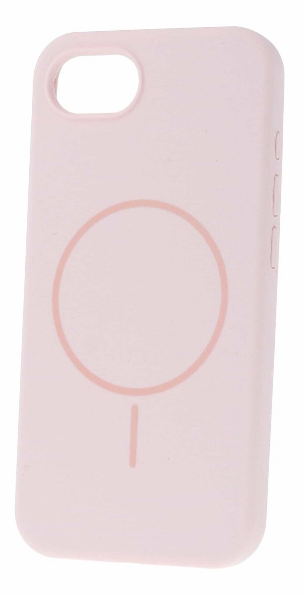 Levně Zadní kryt Magsafe Slim Silicone pro iPhone 16e light pink
