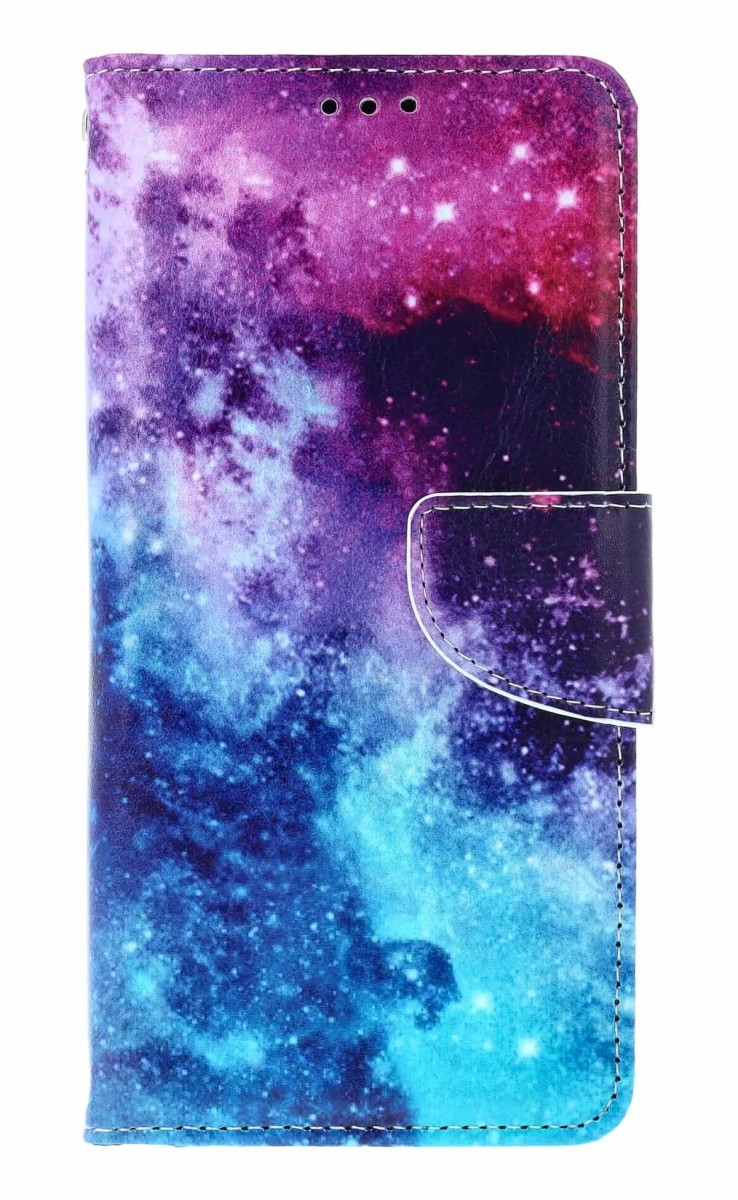 Levně Pouzdro TopQ Motorola Moto G86 5G knížkové Vesmír 170020 (obal neboli kryt na mobil Motorola Moto G86 5G)