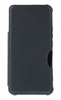Knížkové pouzdro Razor Carbon pro Xiaomi Redmi Note 14 Pro 4G černé